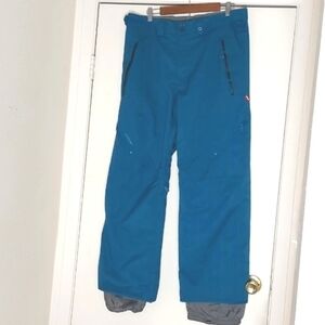 FOURSQUARE Men's Snowboard Socket Pants Blue Large